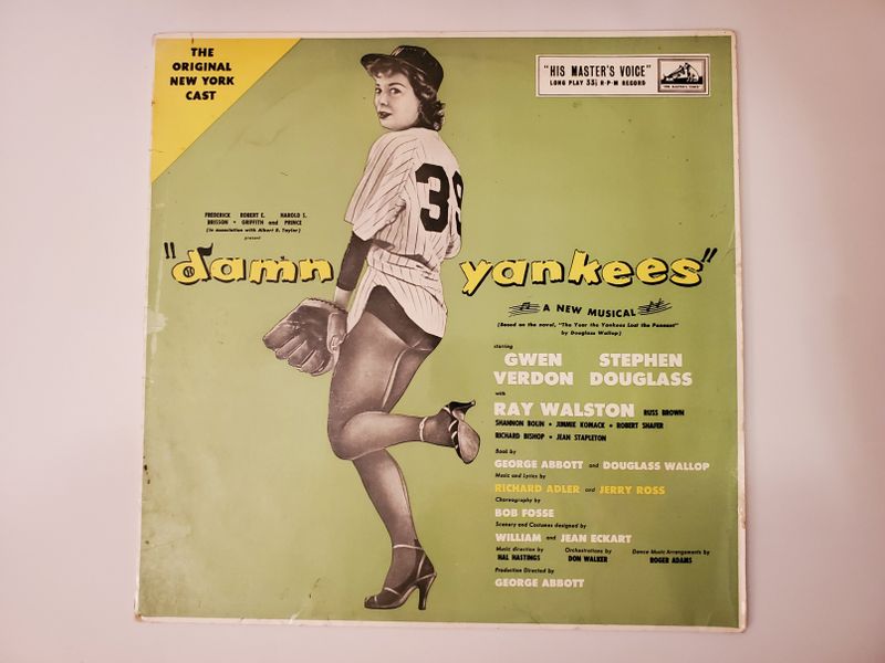 Original New York Cast Damn Yankees vinyl record